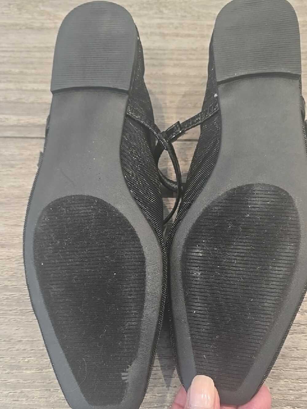 NWOT Steve Madden Black Patent Strap Mary Jane Flats - Picture 4 of 9